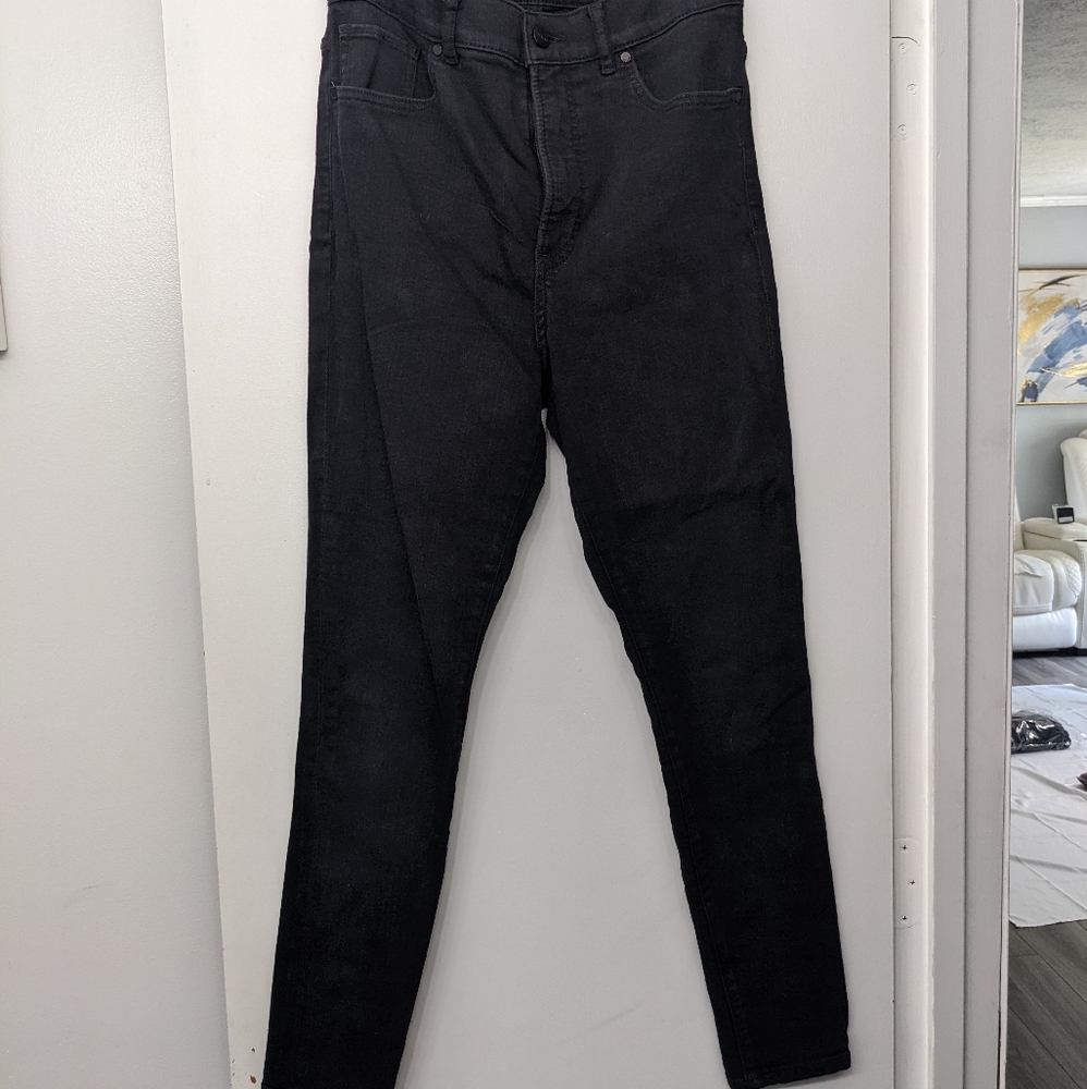 Express Super High Rise skinny Jeans Stretch Size 8 Regular Casual